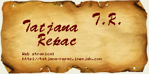 Tatjana Repac vizit kartica